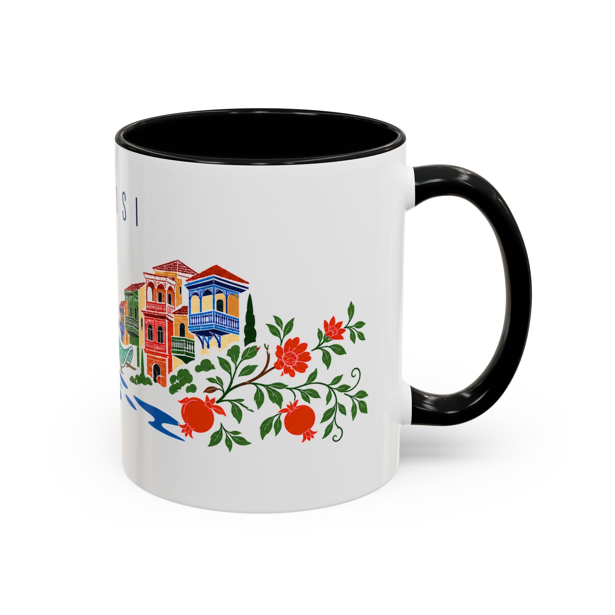 Tbilisi Coffee Mug | Georgia Travel Souvenir | Porcelain Decal City Gift | 11oz 15oz Accent Mug