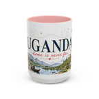 Uganda Home Country Mug | Moving Away Gift | Long Distance Friendship | 11 oz 15 oz Accent Mug