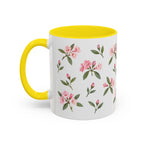 Washington Coast rhododendron Mug, State Flower Floral Coffee Cup, 11oz Botanical Gift