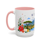Kenya Coffee Mug | Travel Souvenir Accent Mug | Place Gift Ceramic Cup 11oz 15oz