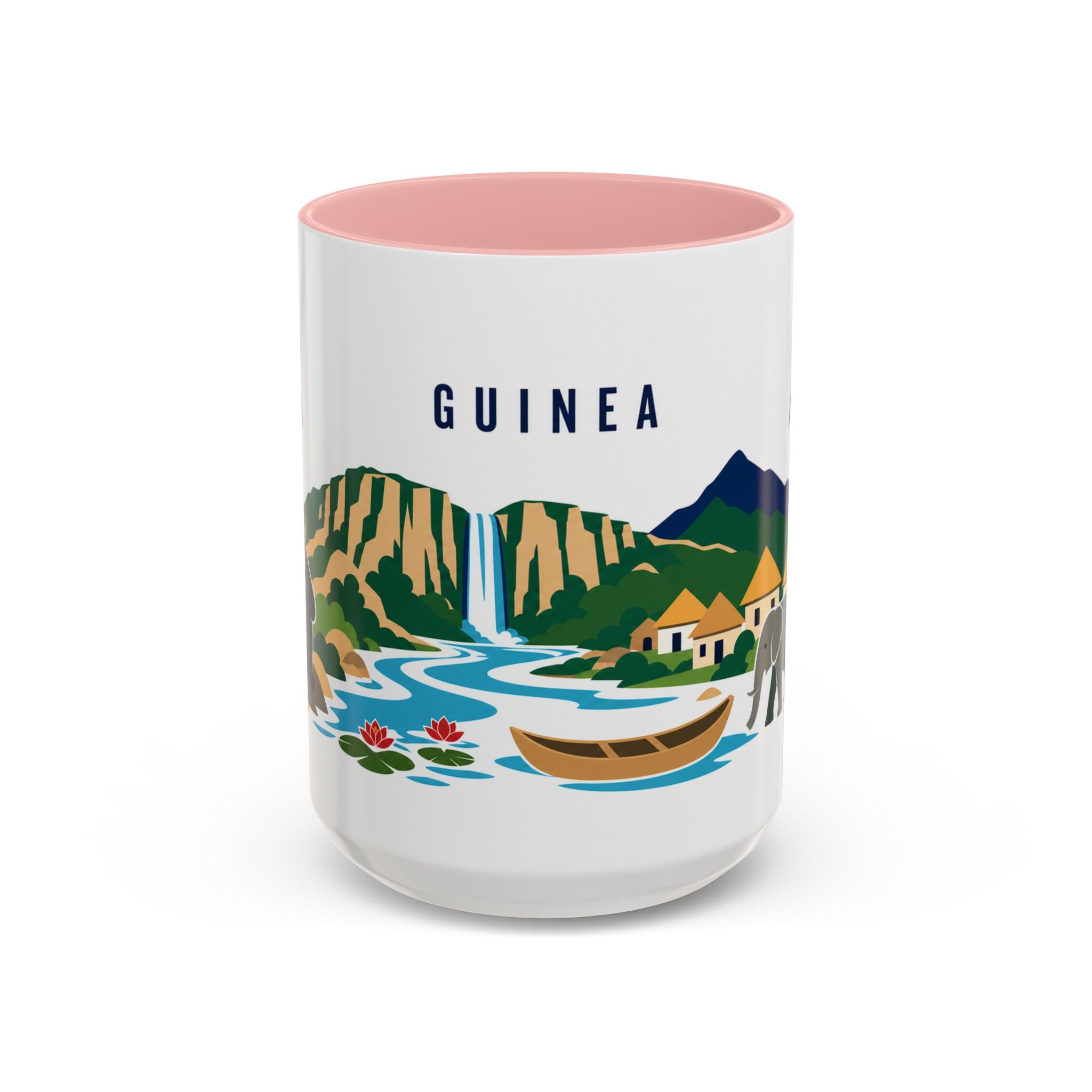 Guinea Coffee Mug | Travel Souvenir Accent Mug | Country Gift Ceramic Cup 11oz 15oz