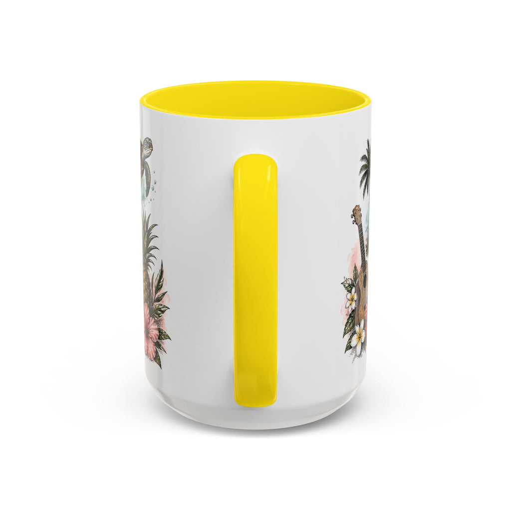 Honolulu Coffee Mug | United States Travel Souvenir | Vintage Illustrated City Gift | 11 oz 15 oz Accent Mug