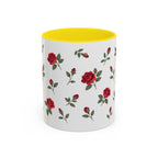 Oklahoma Oklahoma Rose Mug, State Flower Floral Coffee Cup, 11oz Botanical Gift