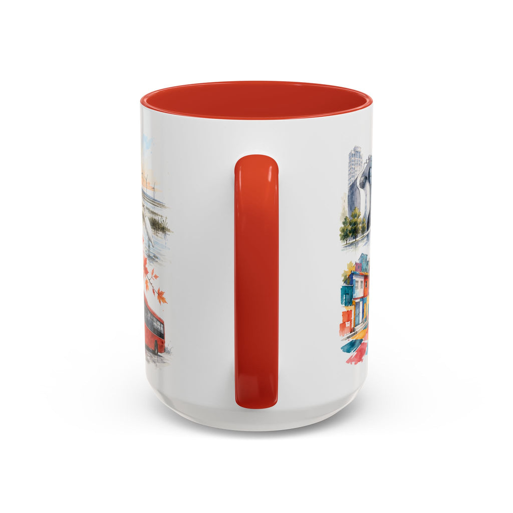 Taichung Coffee Mug | Taiwan Travel Souvenir | Vintage Illustrated City Gift | 11 oz 15 oz Accent Mug