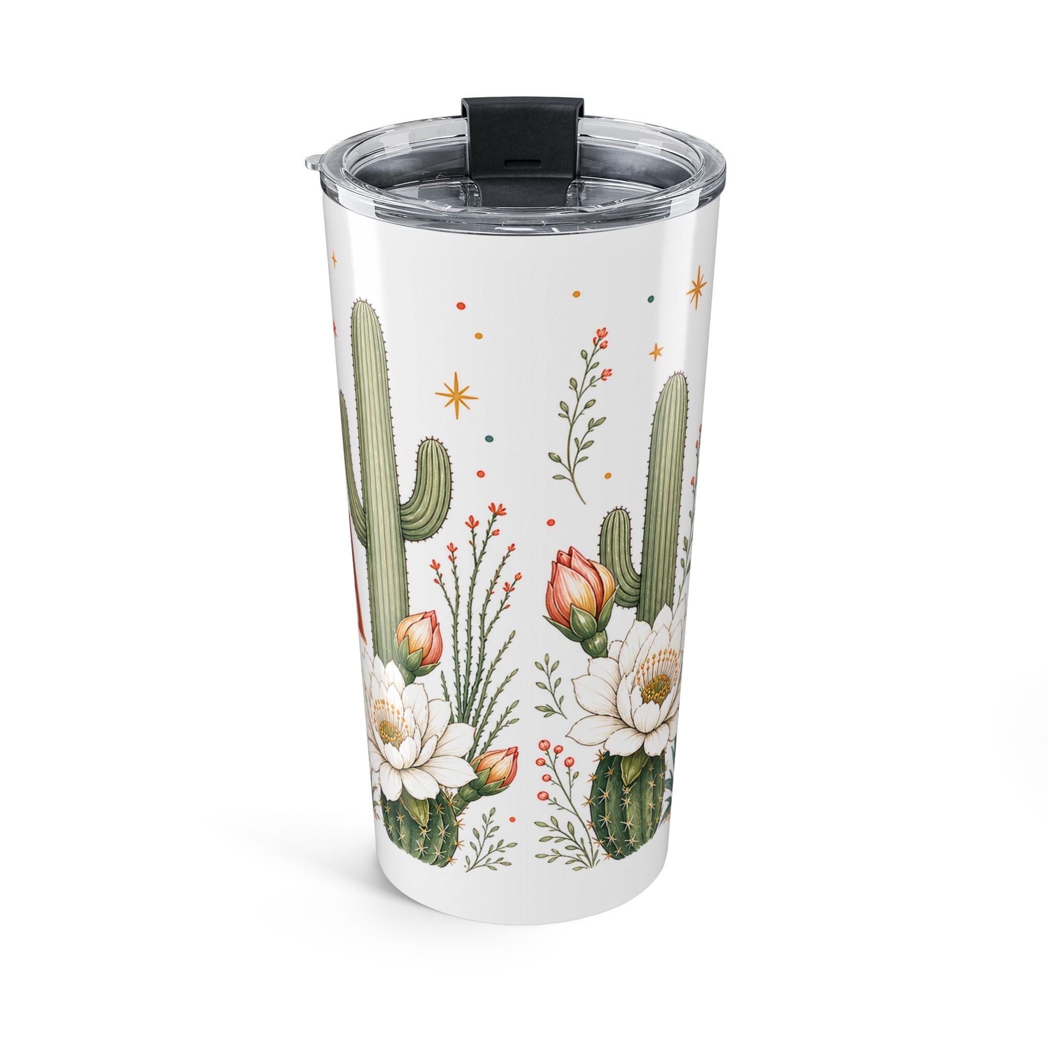 Arizona State Flower 20oz Tumbler | Arizona Botanical Gift | Insulated Stainless Steel Travel Cup