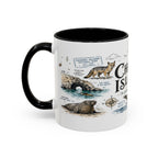 Channel Islands National Park Coffee Mug | California Island Wildlife Marine Gift | Accent Color Ceramic 11oz 15oz
