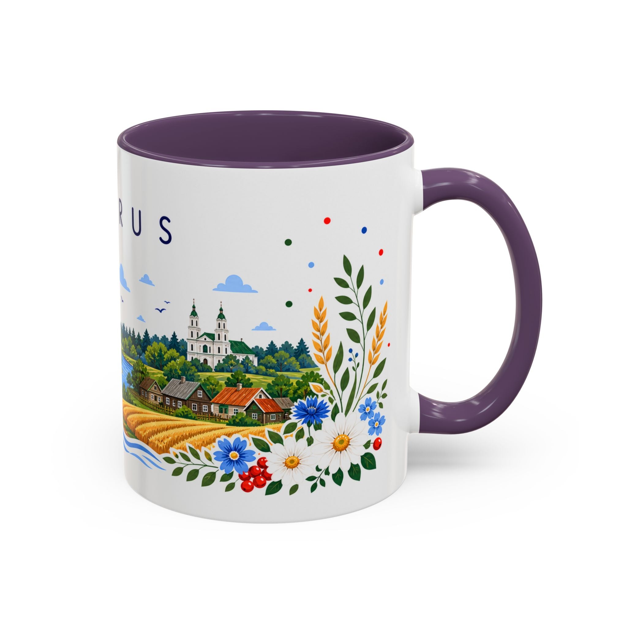 Belarus Coffee Mug | Travel Souvenir Accent Mug | Place Gift Ceramic Cup 11oz 15oz