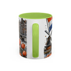 Netherlands Soccer Coffee Mug | World Cup Fan Gift | Accent Color Ceramic 11oz 15oz Match Day Cup