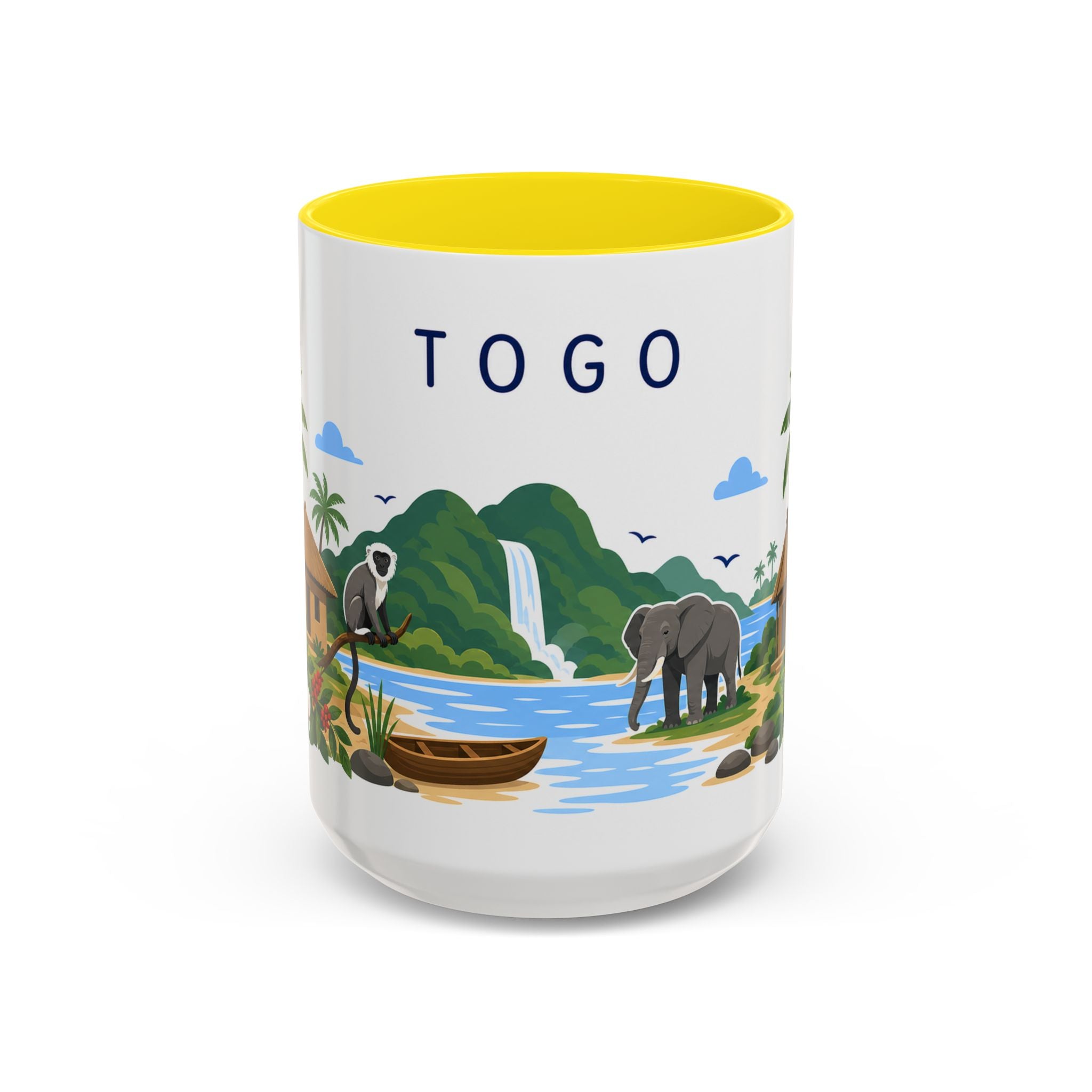 Togo Coffee Mug | Travel Souvenir Accent Mug | Country Gift Ceramic Cup 11oz 15oz