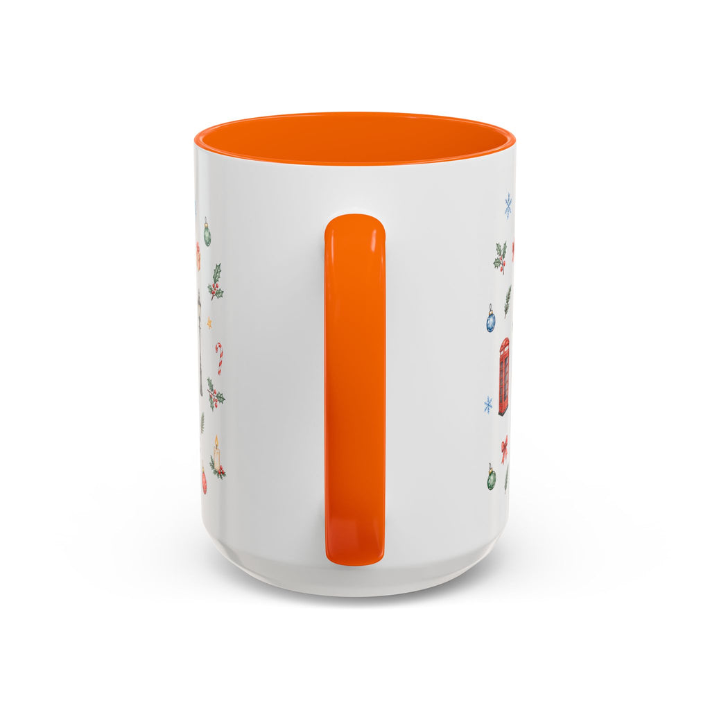 London Christmas Mug | Watercolor City Souvenir, Travel Memories, Ceramic Coffee Cup