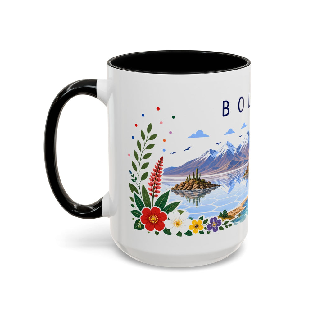 Bolivia Coffee Mug | Travel Souvenir Accent Mug | Place Gift Ceramic Cup 11oz 15oz