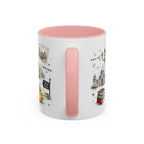 Kolkata Coffee Mug | India Souvenir Travel Gift | Accent Color Ceramic 11oz 15oz