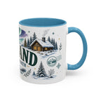 Lapland Coffee Mug | Travel Destination Souvenir Gift | Accent Color Ceramic 11oz 15oz