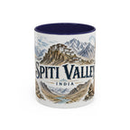 Spiti Valley Mug, India Travel Souvenir, Bucket List Gift, Accent Ceramic Coffee Mug 11oz 15oz