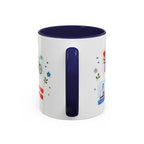 Copenhagen Coffee Mug | Postage Stamp Collage Mug | Travel Souvenir Accent Cup 11oz 15oz