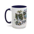 Franz Josef Glacier Mug, New Zealand Travel Souvenir, Bucket List Gift, Accent Ceramic Coffee Mug 11oz 15oz