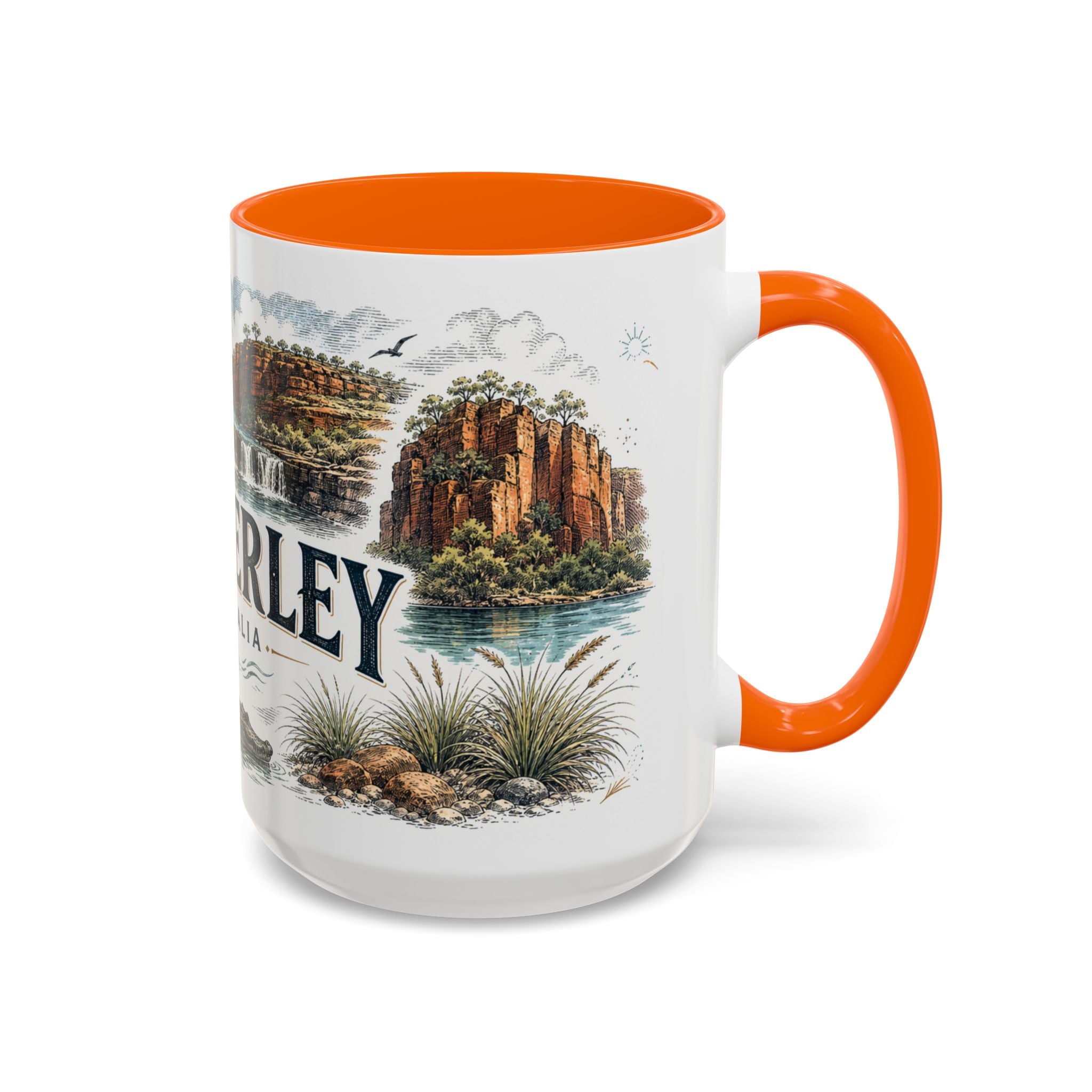 Kimberley Mug, Australia Travel Souvenir, Bucket List Gift, Accent Ceramic Coffee Mug 11oz 15oz