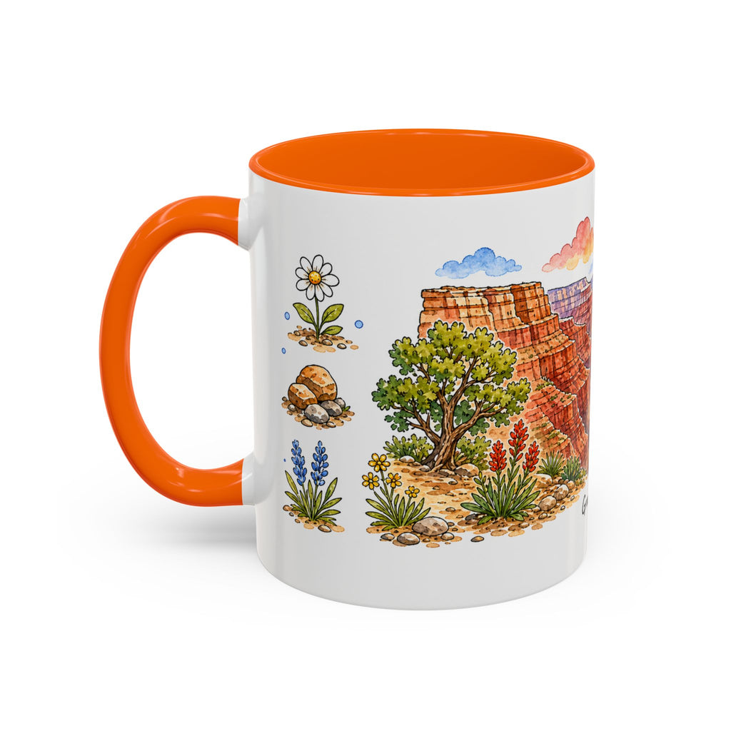Grand Canyon National Park Mug | US Travel Souvenir Accent Coffee Mug | 11oz 15oz Ceramic Cup