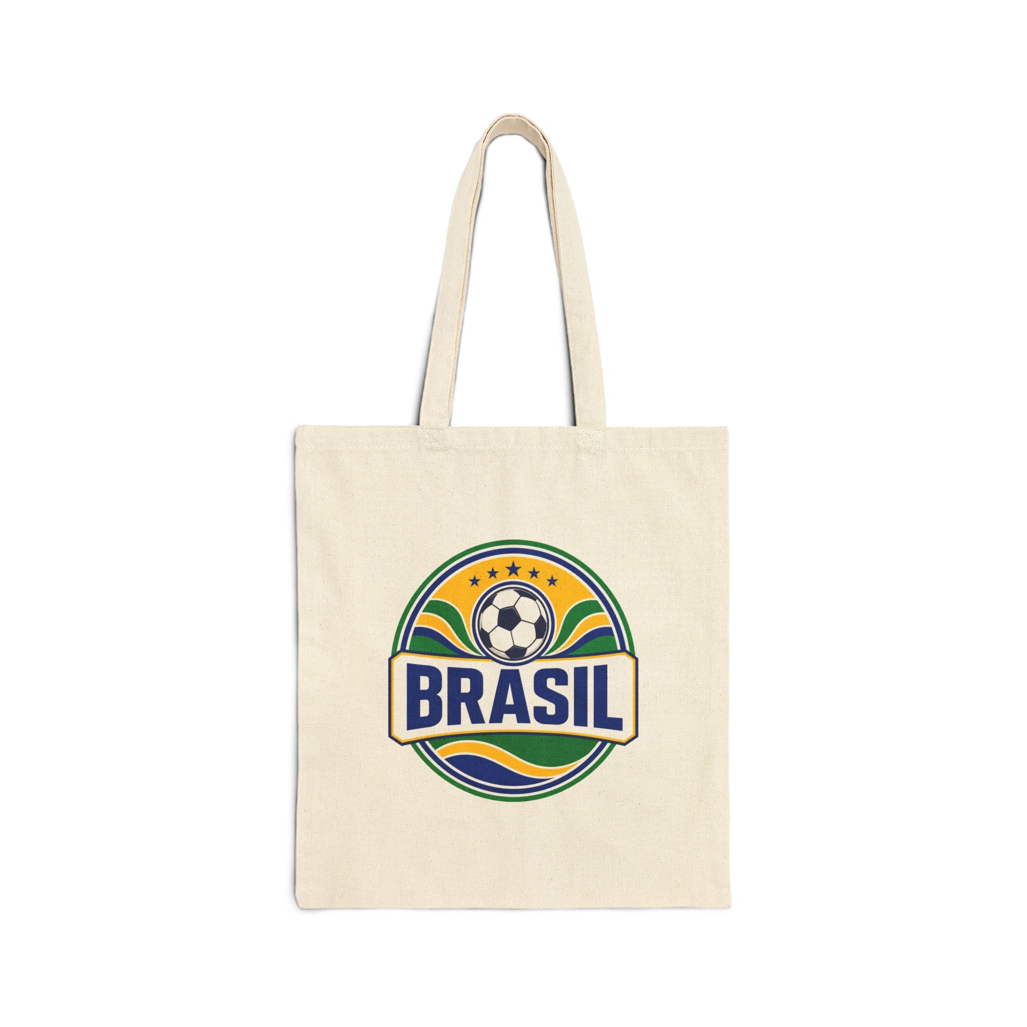 Brazil Soccer Tote Bag | BRASIL Football Fan Gift | Country Supporter Tote Bag