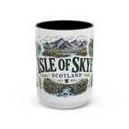 Isle of Skye Mug, Scotland Travel Souvenir, Bucket List Gift, Accent Ceramic Coffee Mug 11oz 15oz