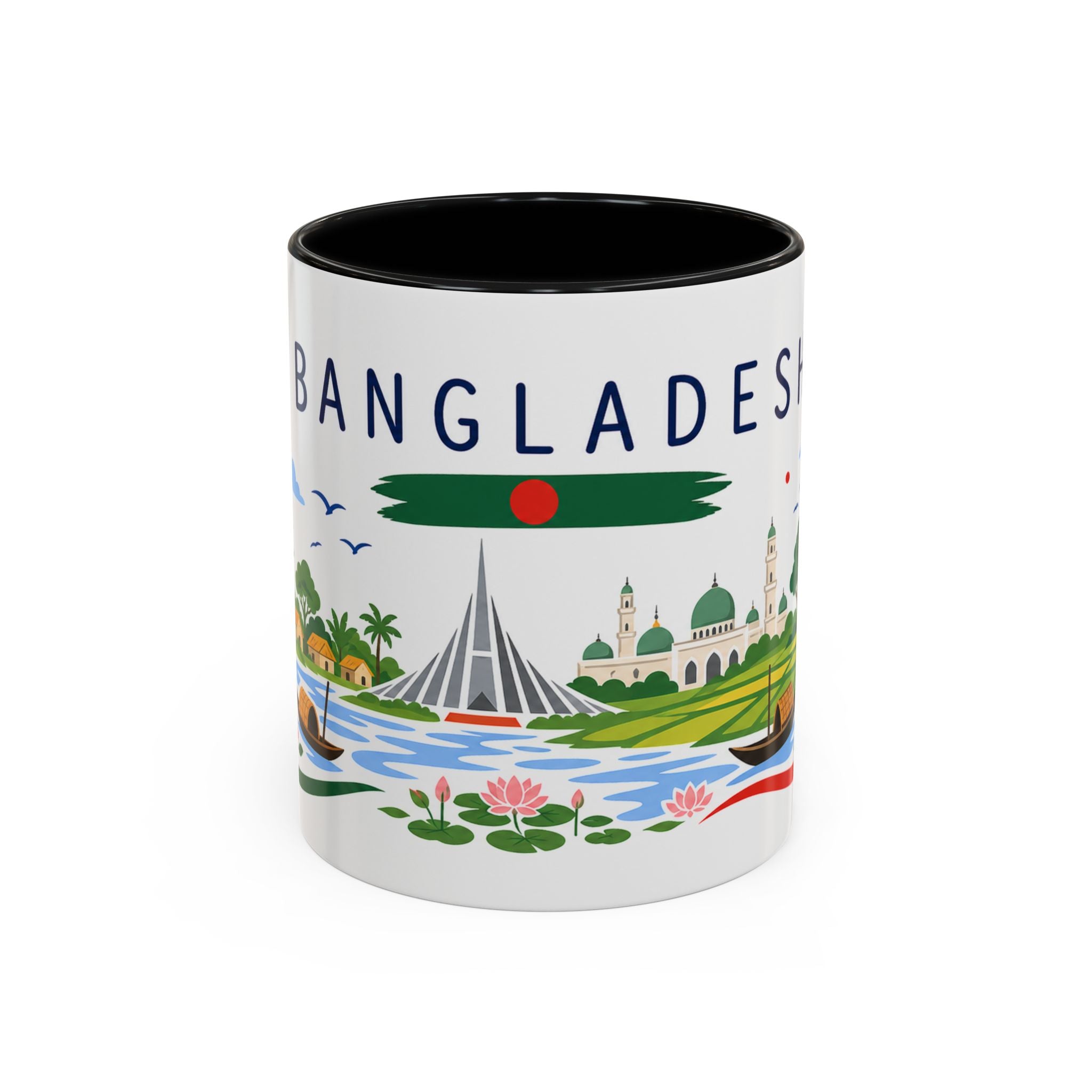 Bangladesh Coffee Mug | Travel Souvenir Accent Mug | Country Gift Ceramic Cup 11oz 15oz
