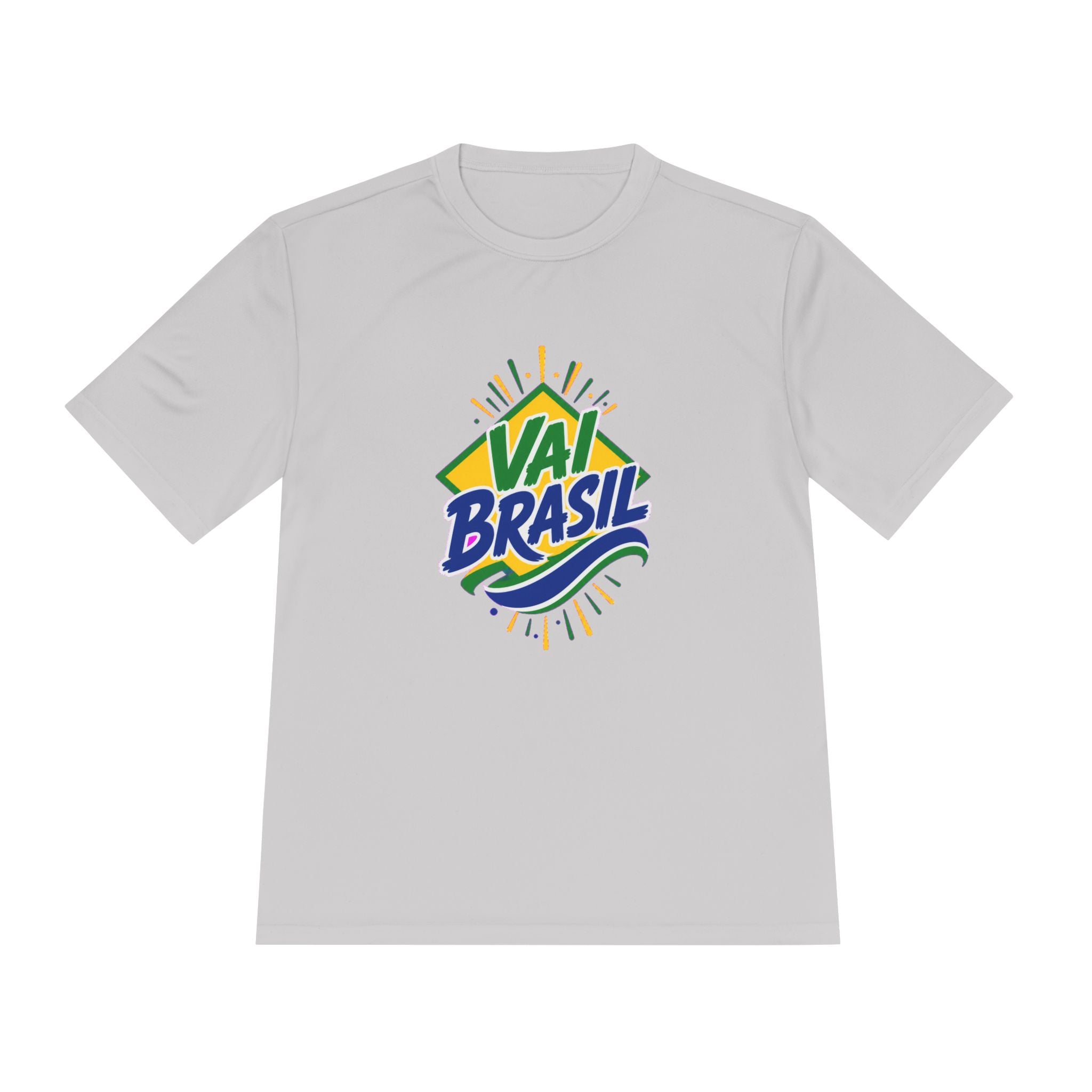 Brazil Soccer T Shirt, Vai Brasil Tee, World Football Fan Shirt, Moisture Wicking Sport Tee