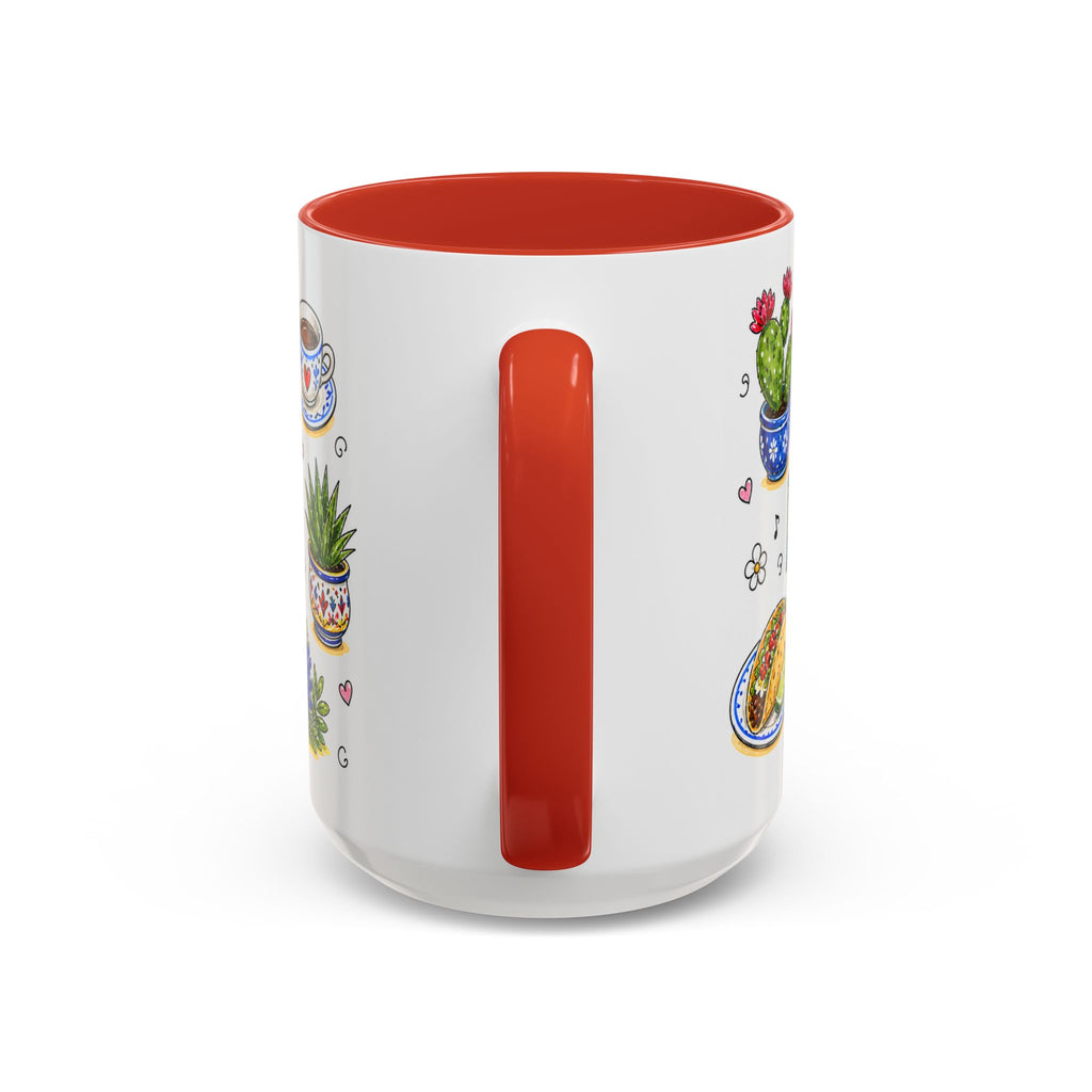 Austin Illustrated Travel Mug | City Souvenir Accent Coffee Mug | 11oz 15oz Ceramic Cup