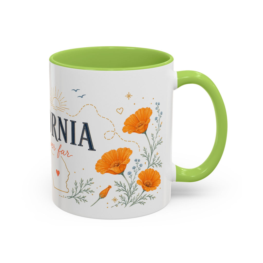 California Home State Mug | Moving Away Gift | Long Distance Friendship Coffee Cup