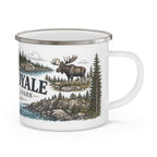 Isle Royale National Park Vintage Enamel Camping Mug | 12oz National Park Hiking Gift