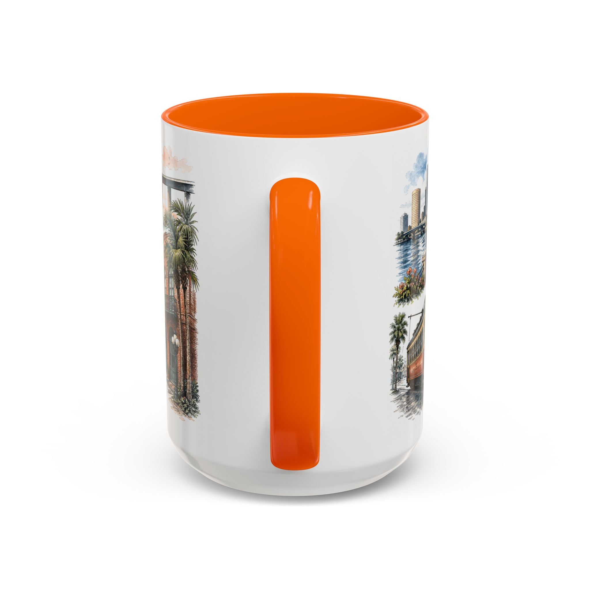 Tampa Coffee Mug | United States Travel Souvenir | Vintage Illustrated City Gift | 11 oz 15 oz Accent Mug
