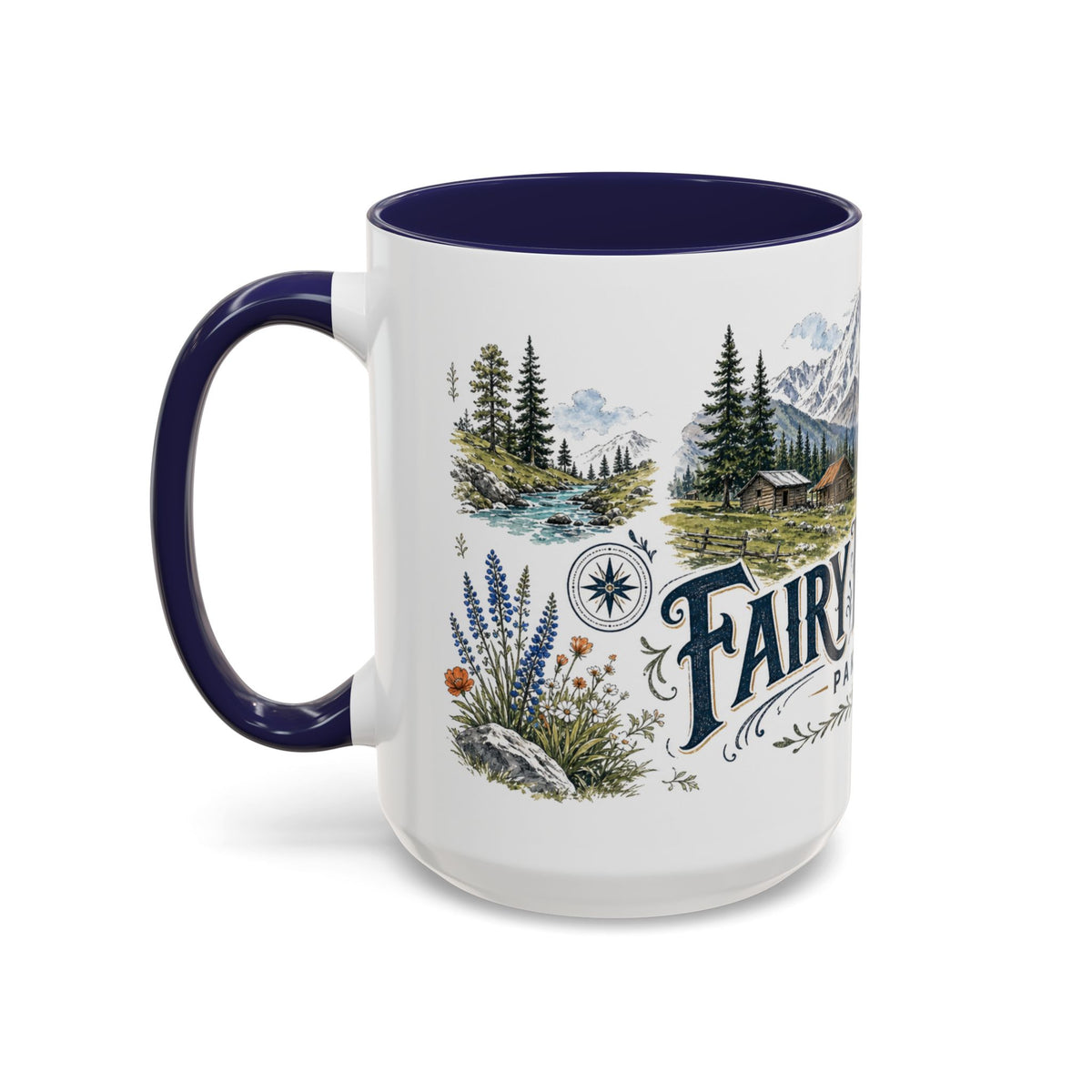 Fairy Meadows Mug, Pakistan Travel Souvenir, Bucket List Gift, Accent Ceramic Coffee Mug 11oz 15oz