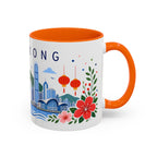 Hong Kong Coffee Mug | Travel Souvenir Accent Mug | Place Gift Ceramic Cup 11oz 15oz