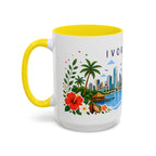 Ivory Coast Coffee Mug | Travel Souvenir Accent Mug | Place Gift Ceramic Cup 11oz 15oz