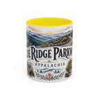 Blue Ridge Parkway Mug, Appalachia Travel Souvenir, Bucket List Gift, Accent Ceramic Coffee Mug 11oz 15oz