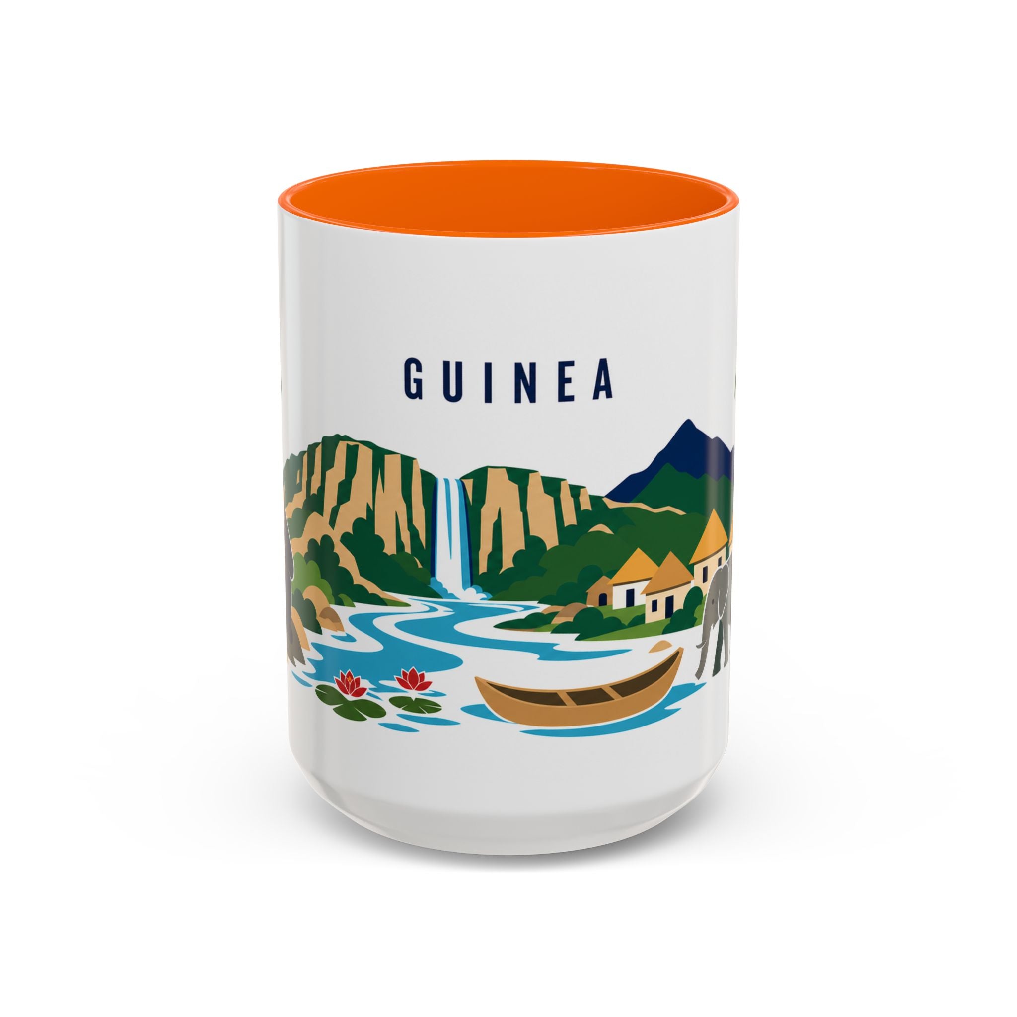 Guinea Coffee Mug | Travel Souvenir Accent Mug | Country Gift Ceramic Cup 11oz 15oz