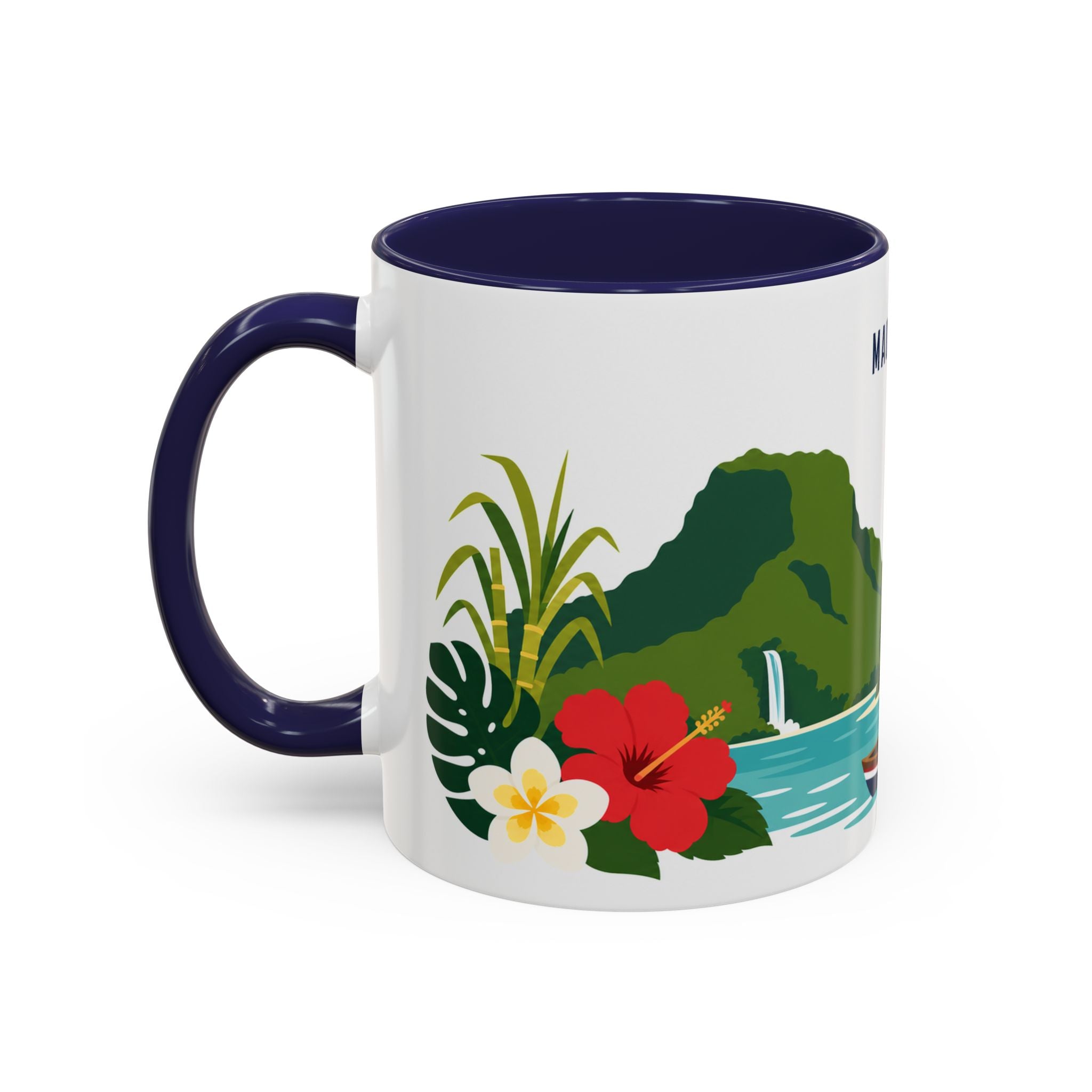 Mauritius Coffee Mug | Travel Souvenir Accent Mug | Country Gift Ceramic Cup 11oz 15oz