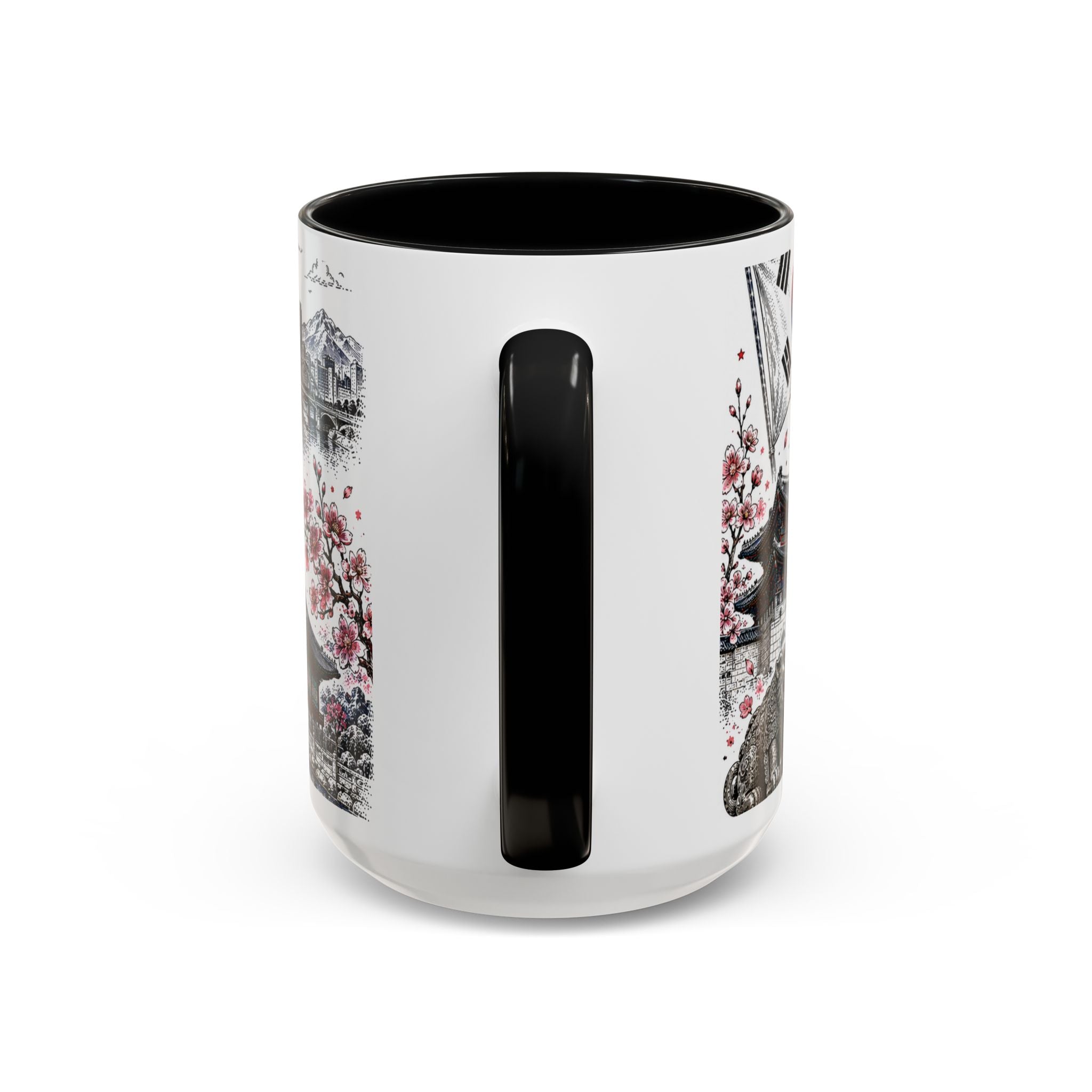 South Korea Soccer Coffee Mug | World Cup Fan Gift | Accent Color Ceramic 11oz 15oz Match Day Cup