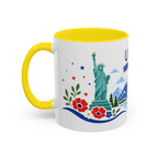 United States Coffee Mug | Travel Souvenir Accent Mug | Country Gift Ceramic Cup 11oz 15oz