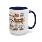 Arches Coffee Mug | National Park Hiking Utah Gift | Accent Color Ceramic 11oz 15oz