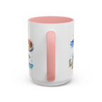 Virginia Beach Illustrated Travel Mug | City Souvenir Accent Coffee Mug | 11oz 15oz Ceramic Cup