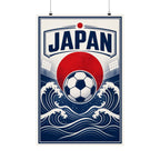 Japan Soccer Fan Art Poster | Matte Vertical Poster | World Cup 2026 Wall Decor