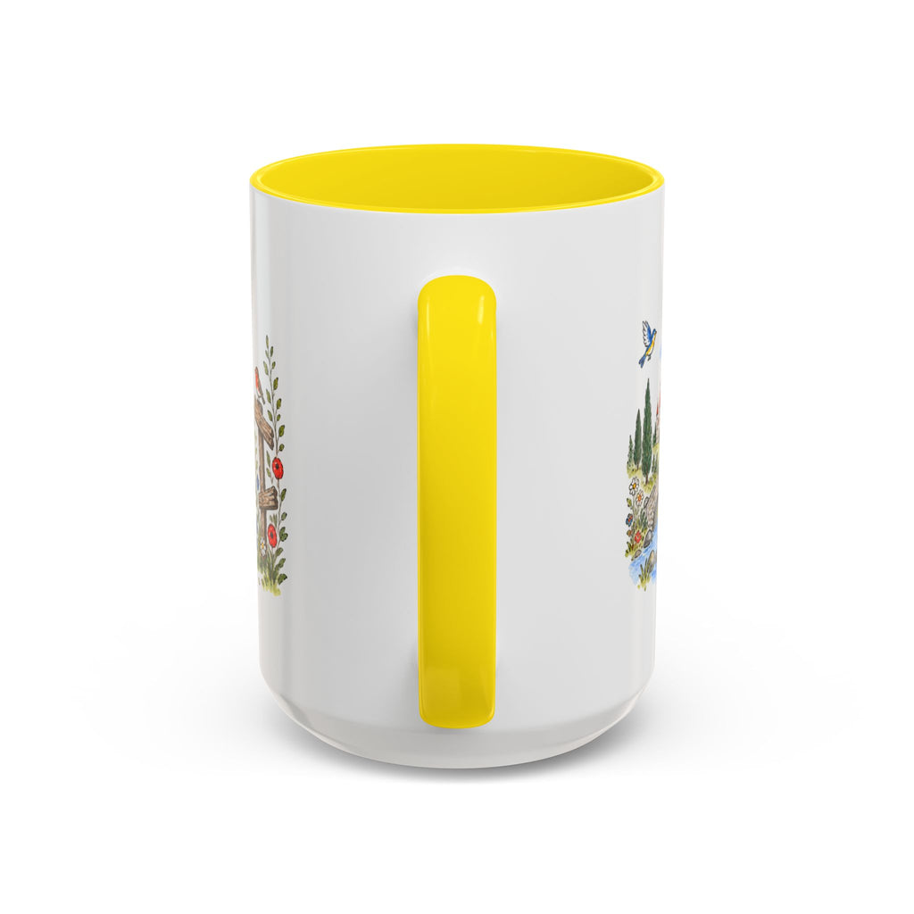 The Golden Bird Mug | Storybook Fairy Tale Accent Coffee Mug | EveryLegend