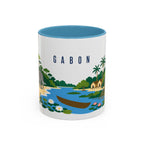 Gabon Coffee Mug | Travel Souvenir Accent Mug | Country Gift Ceramic Cup 11oz 15oz