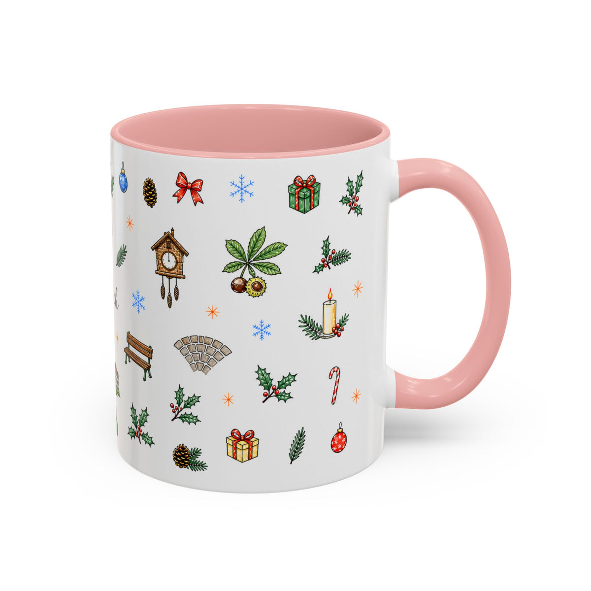 Munich Christmas Mug | Watercolor City Souvenir, Travel Gift (11oz/15oz)