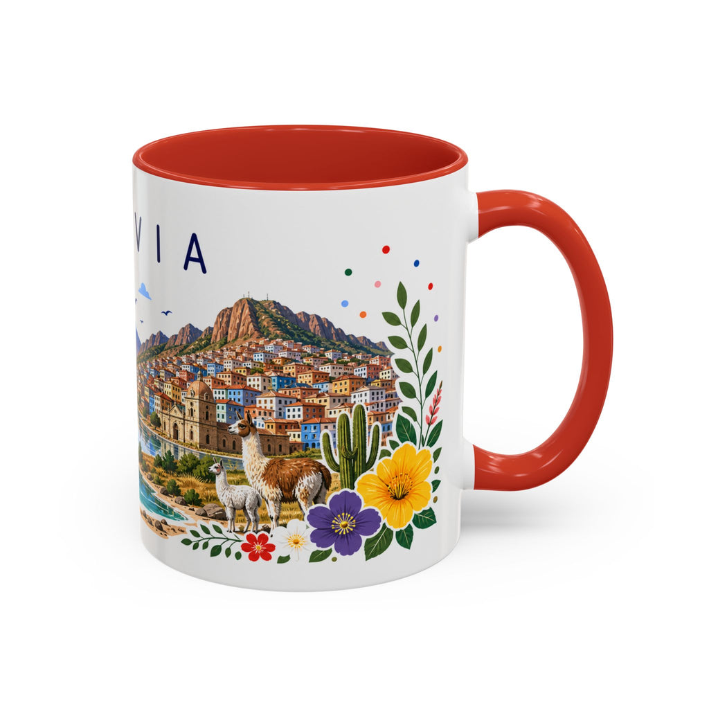 Bolivia Coffee Mug | Travel Souvenir Accent Mug | Place Gift Ceramic Cup 11oz 15oz
