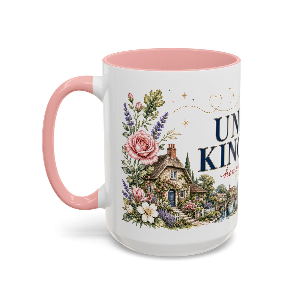 United Kingdom Home Country Mug | Moving Away Gift | Long Distance Friendship | 11 oz 15 oz Accent Mug
