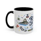 Rio de Janeiro Coffee Mug | Brazil Souvenir Travel Gift | Accent Color Ceramic 11oz 15oz