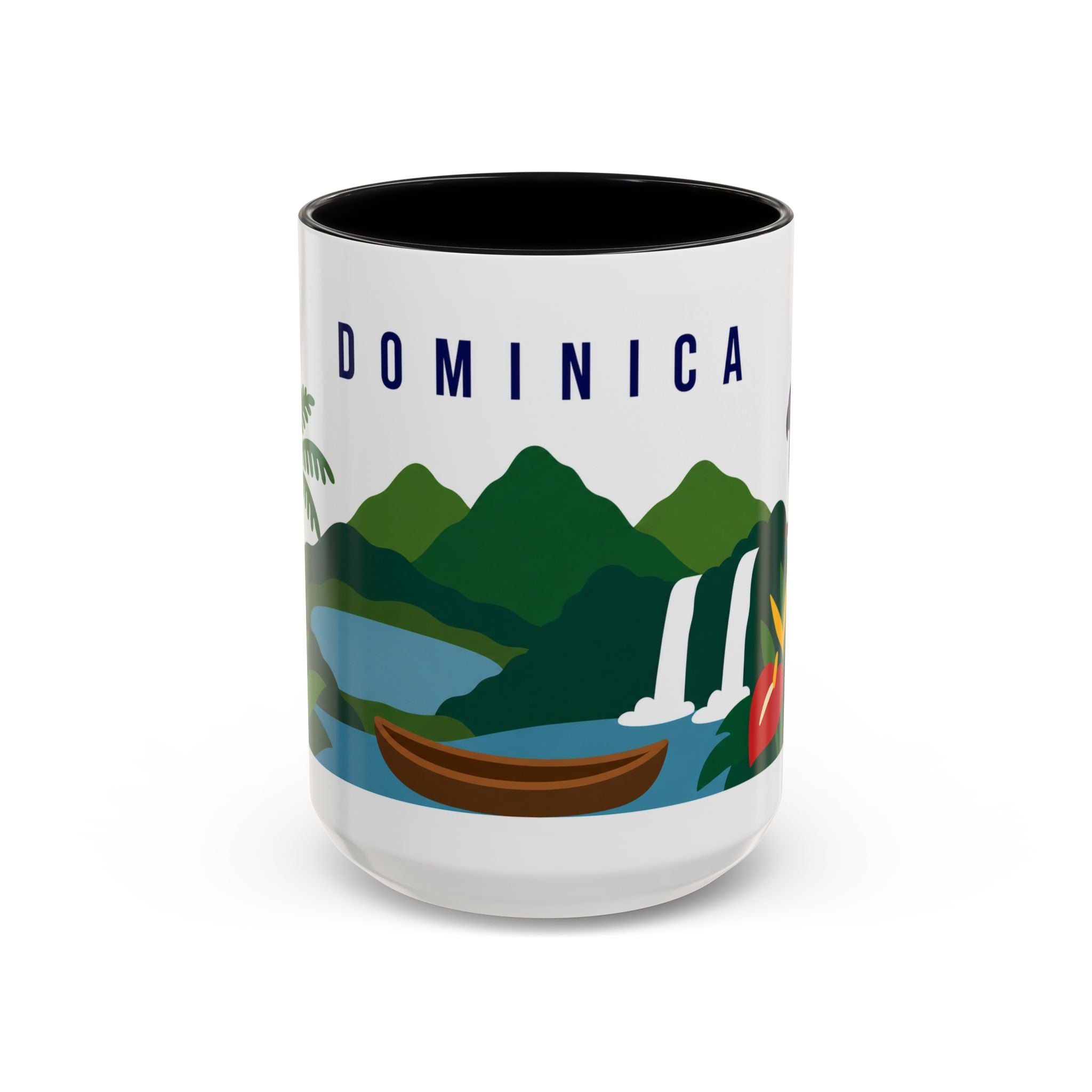Dominica Coffee Mug | Travel Souvenir Accent Mug | Country Gift Ceramic Cup 11oz 15oz