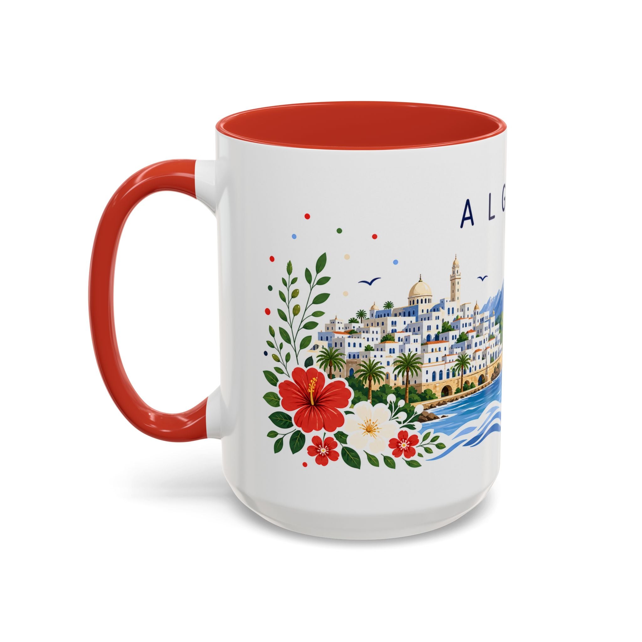 Algeria Coffee Mug | Travel Souvenir Accent Mug | Place Gift Ceramic Cup 11oz 15oz