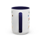 New River Gorge National Park Christmas Mug | Watercolor Travel Souvenir | Holiday Gift | Accent Ceramic Coffee Cup 11oz 15oz